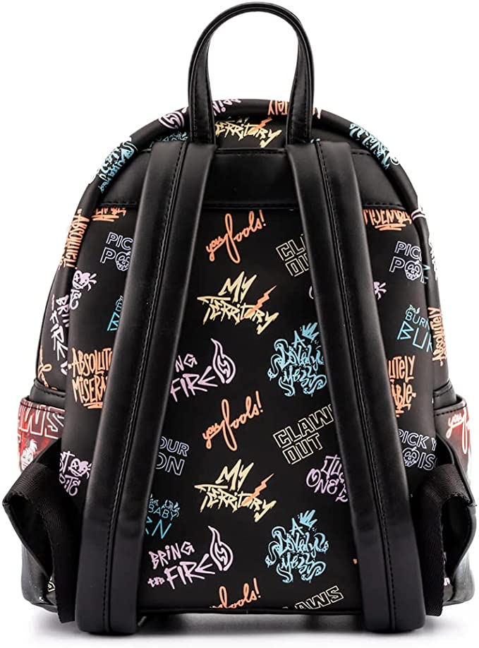 Loungefly x Disney Villains Mini Backpack Handbag All-Over Print Cruella De  Vil