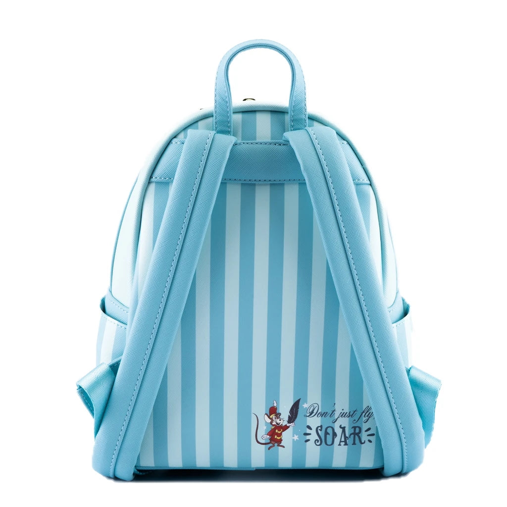 dumbo striped mini backpack Dumbo: 80th Anniversary Don't Just Fly Loungefly Mini Backpack
