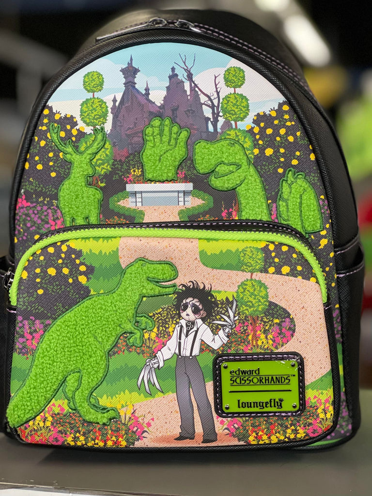 Loungefly Fox Edward Scissorhands Topiary Mini Backpack