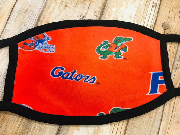 Florida (Black Borders) Face Mask
