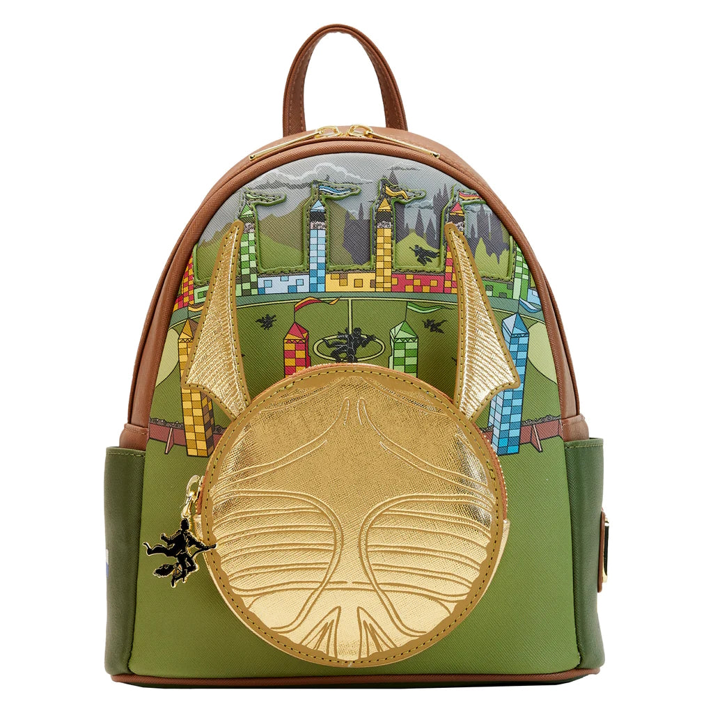 harry potter navy & gold quidditch mini backpack | Perfect for fans of the wizarding world Amazon.com | Hot Topic Exclusive: