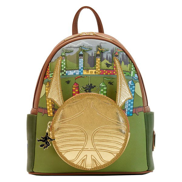 Loungefly Harry Potter Golden Snitch Quidditch Mini Backpack