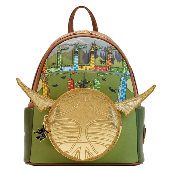 Loungefly Harry Potter Golden Snitch Quidditch Mini Backpack