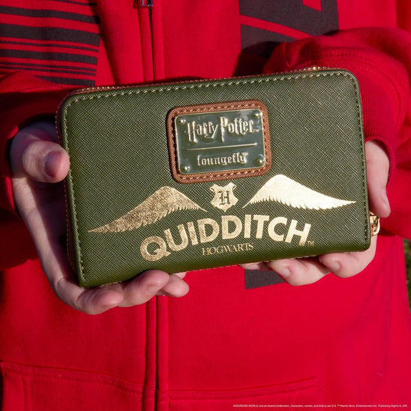 Loungefly Harry Potter Golden Snitch Quidditch Zip Around Wallet