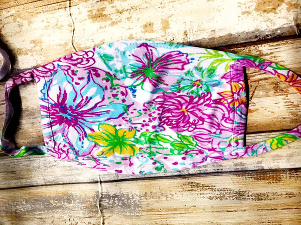 Floral Design 1 Face Mask