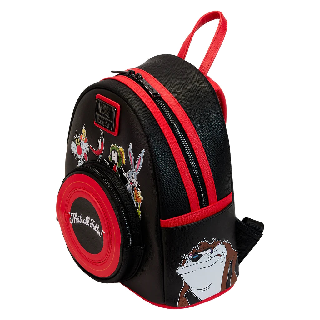 headphones mini backpack Loungefly Looney Tunes That's All Folks Mini Backpack