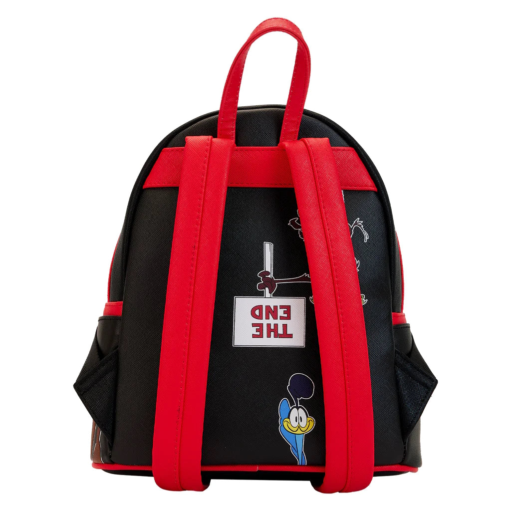 forever 21.com backpacks looney toons red jansport Loungefly Looney Tunes That's All Folks Mini Backpack – Wearhouse Clothing Co
