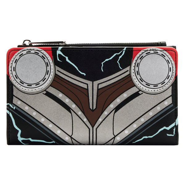 Loungefly Marvel Thor Love & Thunder Glow In The Dark Flap Wallet