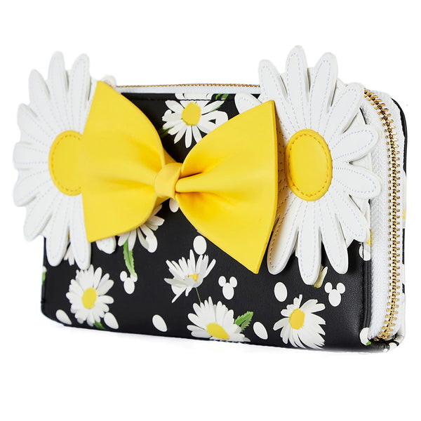Loungefly Minnie Mouse Daisies Zip Around Wallet