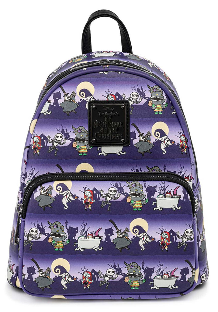 disney nightmare before christmas mini backpack Loungefly Disney Nightmare Before Christmas Halloween Line Mini Backpa – Wearhouse Clothing Co