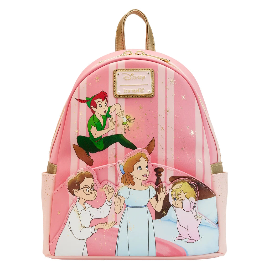 disney characters mini backpack Loungefly Disney Peter Pan You Can Fly 70th Anniversary Mini Backpack – Wearhouse Clothing Co