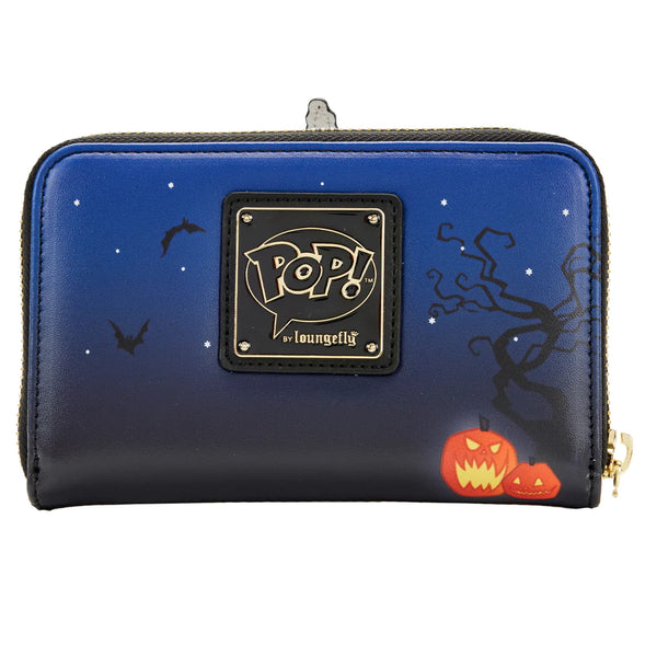 Funko Pop! by Loungefly Disney Nightmare Before Christmas Jack Skellington Glow in the Dark Zip Around Wallet