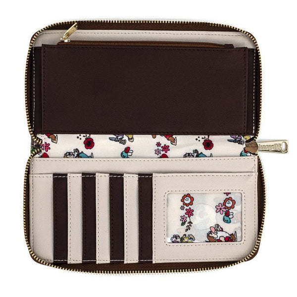 Loungefly Disney Snow White and the Seven Dwarfs Multi Scene Zip Around Wallet
