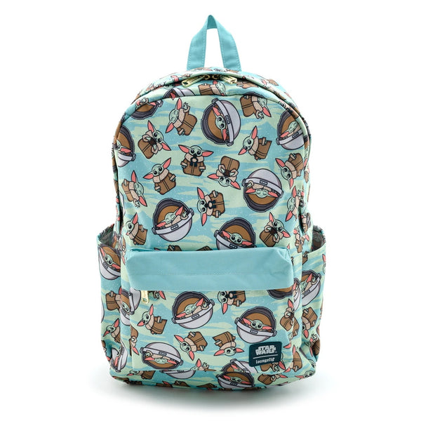 Star Wars The Mandalorian "The Child" AOP Nylon Backpack - Loungefly