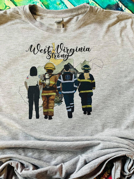 West Virginia Strong First Responders T-Shirt