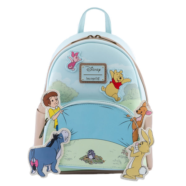Loungefly Disney Winnie the Pooh 95th Anniversary Celebration Toss Mini Backpack