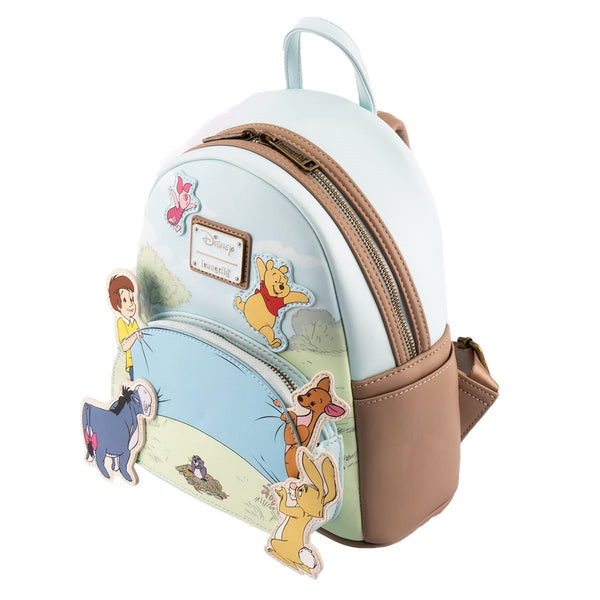 Loungefly Disney Winnie the Pooh 95th Anniversary Celebration Toss Mini Backpack