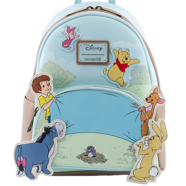 Loungefly Disney Winnie the Pooh 95th Anniversary Celebration Toss Mini Backpack