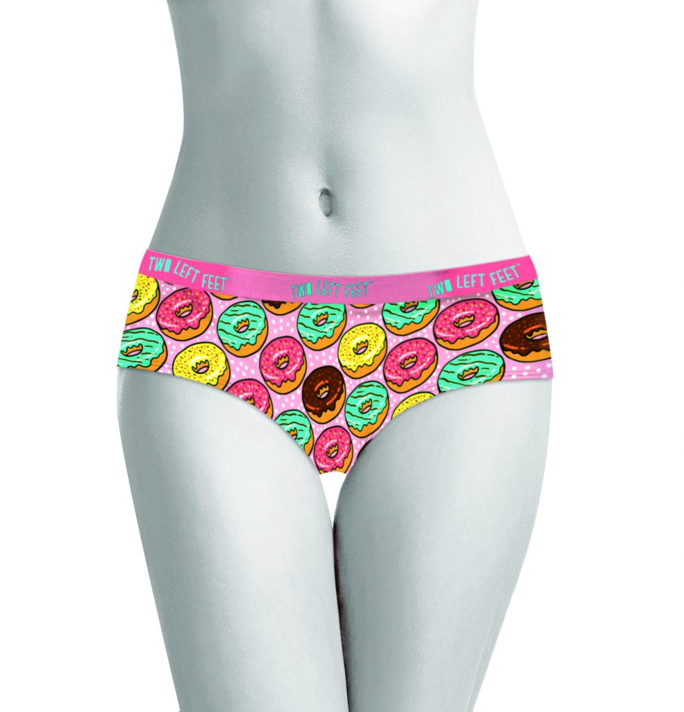 Go Nuts for Donuts - Women's Hipsters - Two Left Feet Underwear