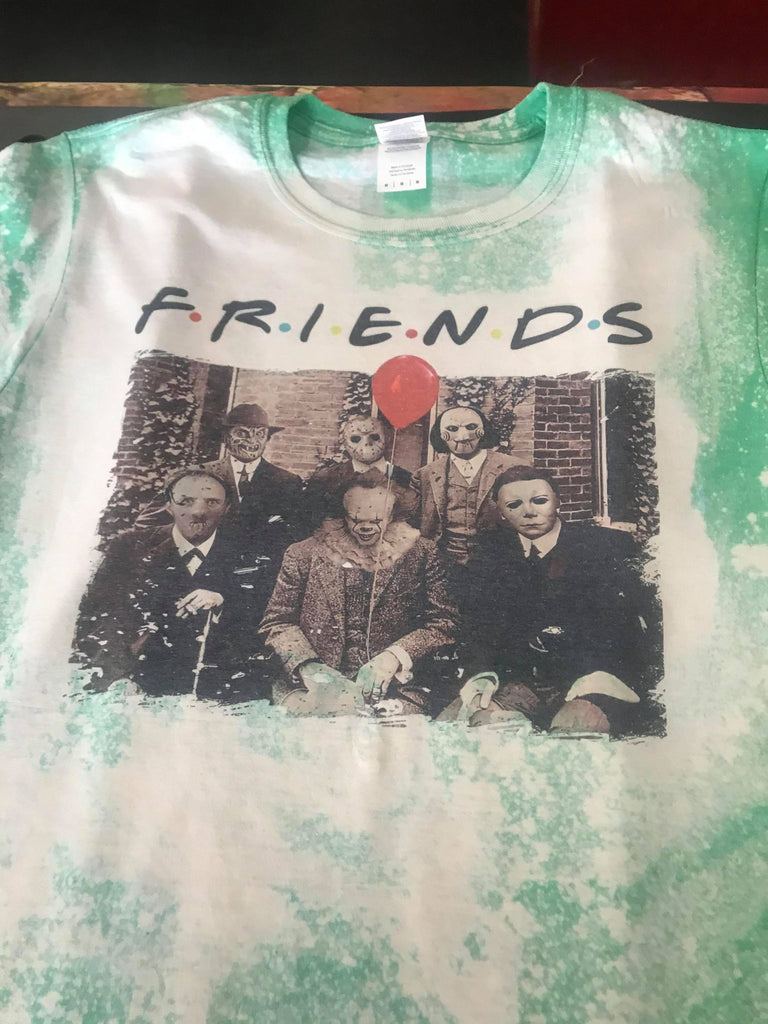Friends Horror Bleached T-Shirt