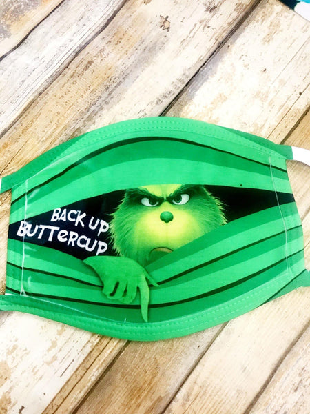 Back Up Buttercup Mask